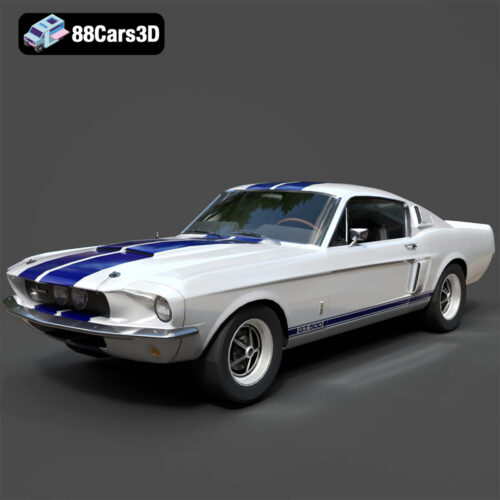 Ford_Mustang_Shelby_GT500_1967-001 Ford Mustang Shelby GT500 1967 3D Model