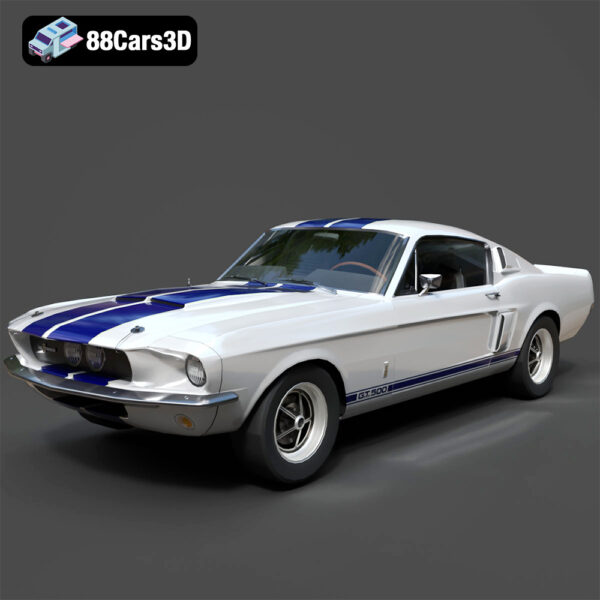 Ford Mustang Shelby GT500 1967 3D Model