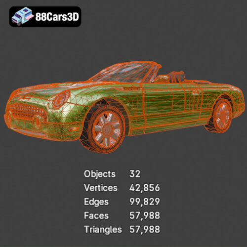 Ford Thunderbird 3D Model