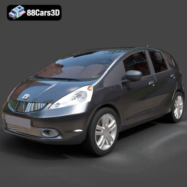 Honda Fit-001 Honda Fit 3D Model