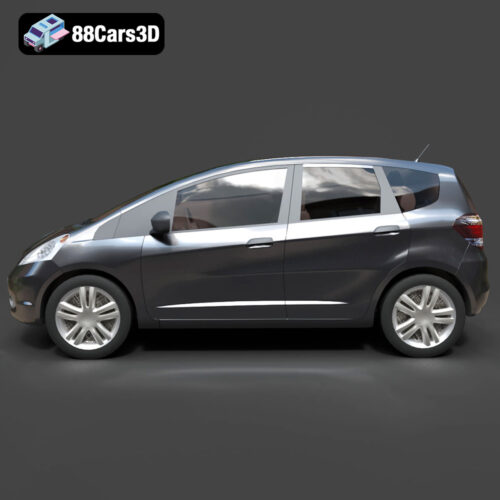 Honda Fit-002 Honda Fit 3D Model