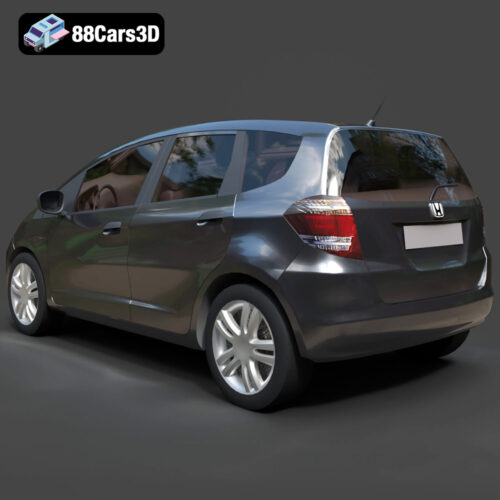 Honda Fit-003 Honda Fit 3D Model