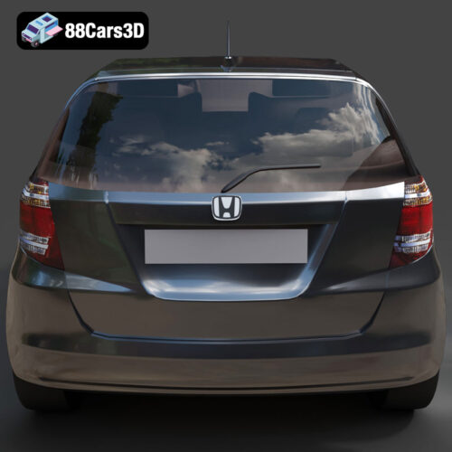 Honda Fit-004 Honda Fit 3D Model