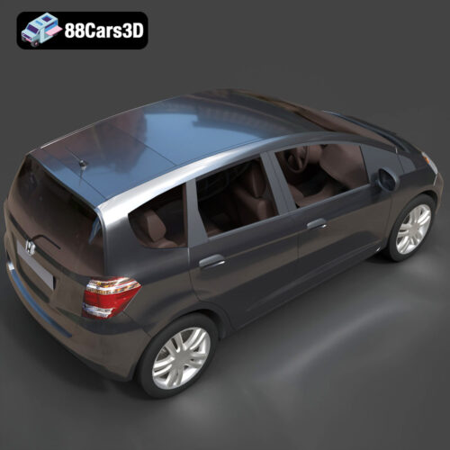 Honda Fit-005 Honda Fit 3D Model