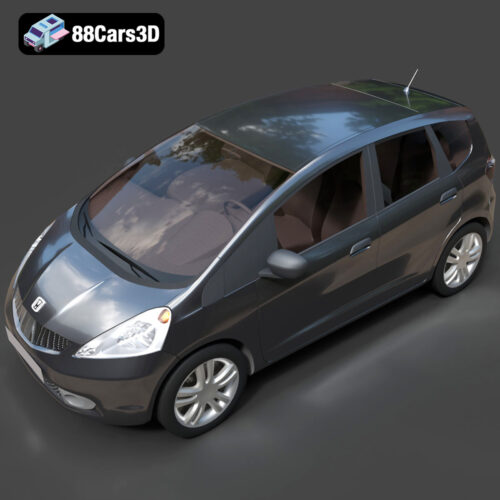 Honda Fit-007 Honda Fit 3D Model
