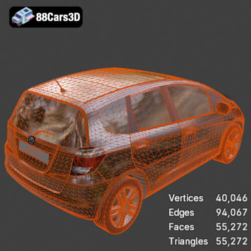 Honda Fit-009 Honda Fit 3D Model