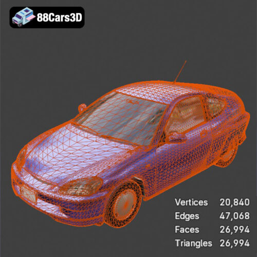 Honda Insight 3D Model