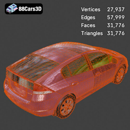 Honda Insight 3D Model