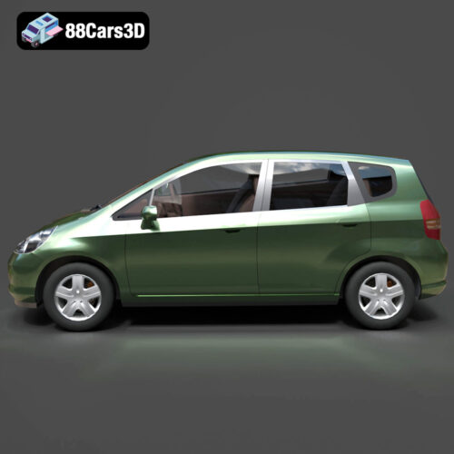 Honda Jazz-002 Honda Jazz 3D Model