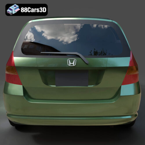 Honda Jazz-004 Honda Jazz 3D Model