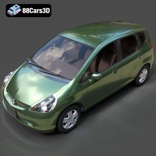 Honda Jazz-007 Honda Jazz 3D Model