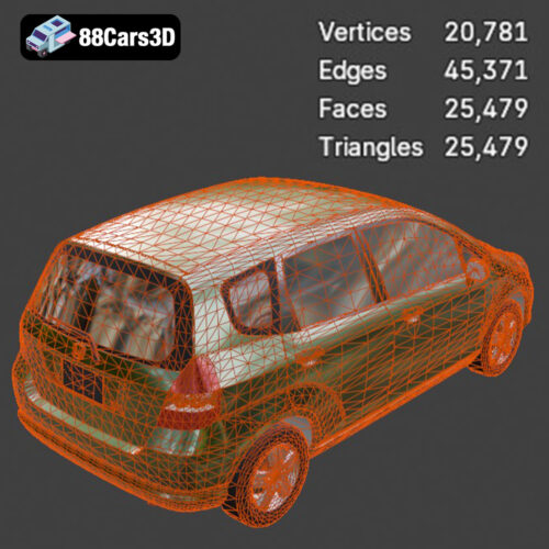 Honda Jazz-009 Honda Jazz 3D Model