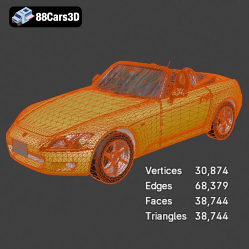 Honda S2000 3D Model