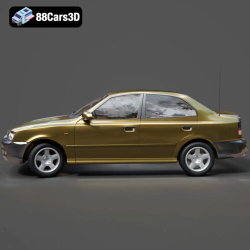 Hyundai Accent 3D Model