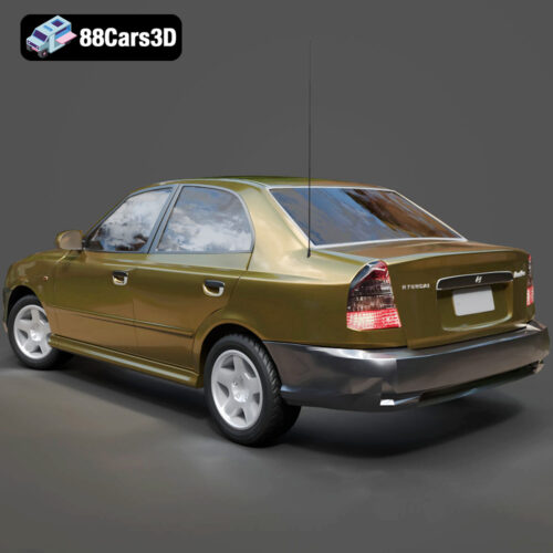 Hyundai Accent 3D Model