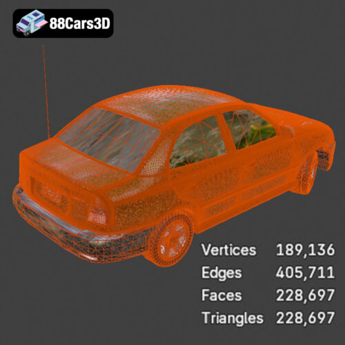 Hyundai Accent 3D Model