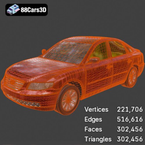 Hyundai Grandeur 3D Model
