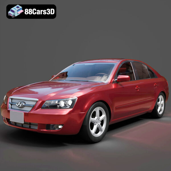 Hyundai Sonata-001 Hyundai Sonata 3D Model