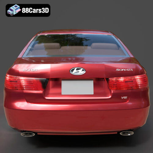 Hyundai Sonata 3D Model