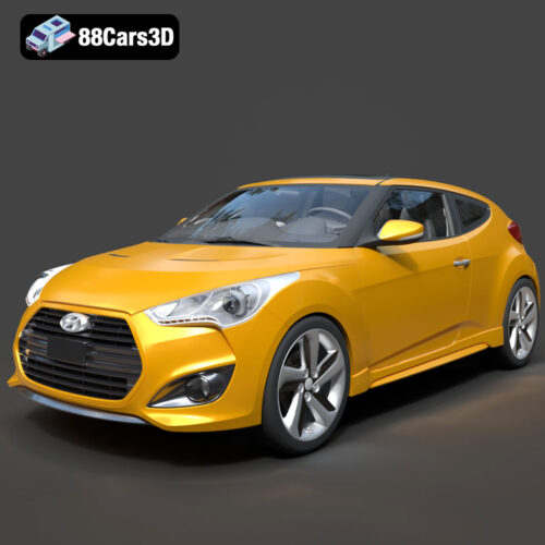 Hyundai Veloster Turbo 3D Model