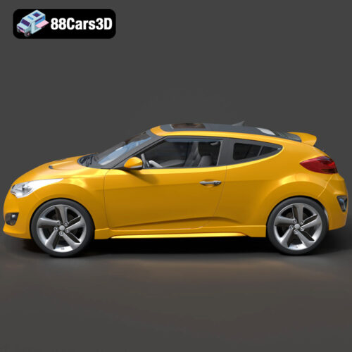Hyundai Veloster Turbo 3D Model