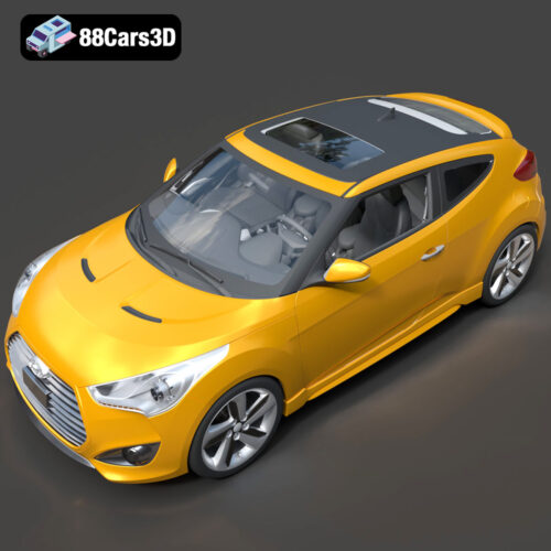 Hyundai Veloster Turbo 3D Model