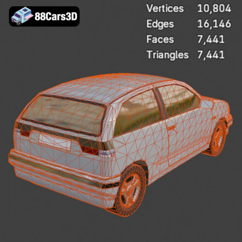 SEAT Ibiza 3D Model