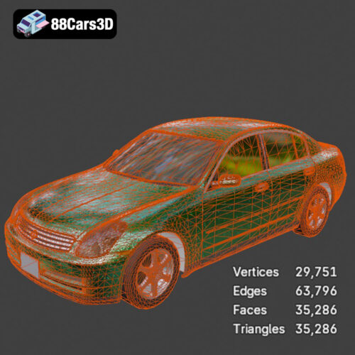 Infiniti G35 / Nissan Skyline 3D Model