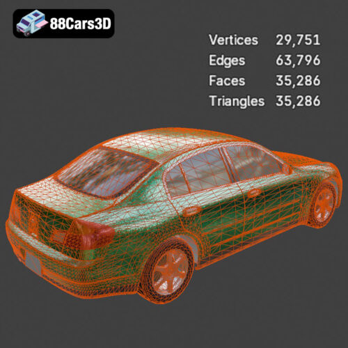Infiniti G35 / Nissan Skyline 3D Model
