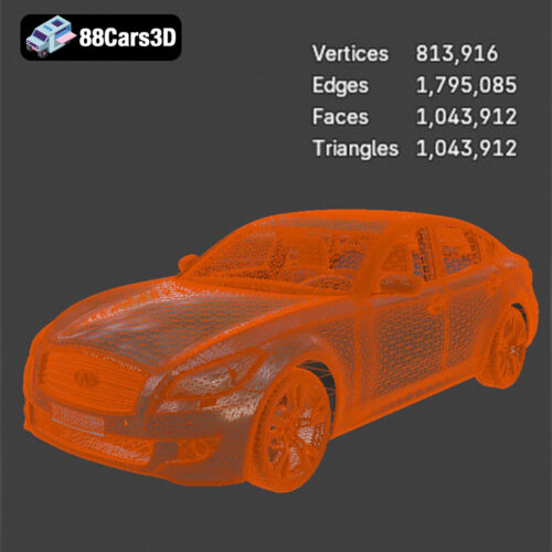 Infiniti M56 3D Model