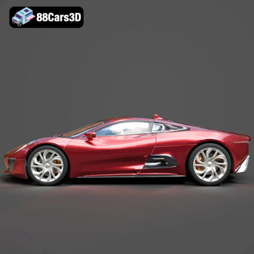 Jaguar C-X75-002 Jaguar C-X75 3D Model