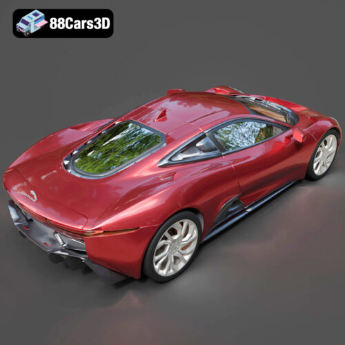Jaguar C-X75-005 Jaguar C-X75 3D Model