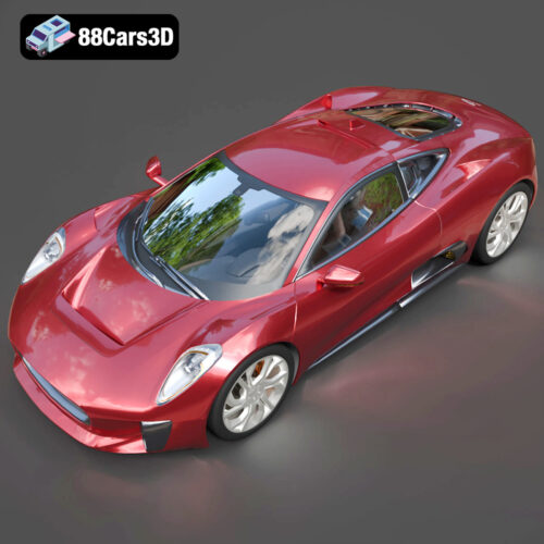 Jaguar C-X75-007 Jaguar C-X75 3D Model