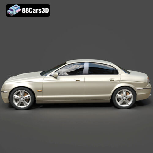 Jaguar S Type-002 Jaguar S Type 3D Model