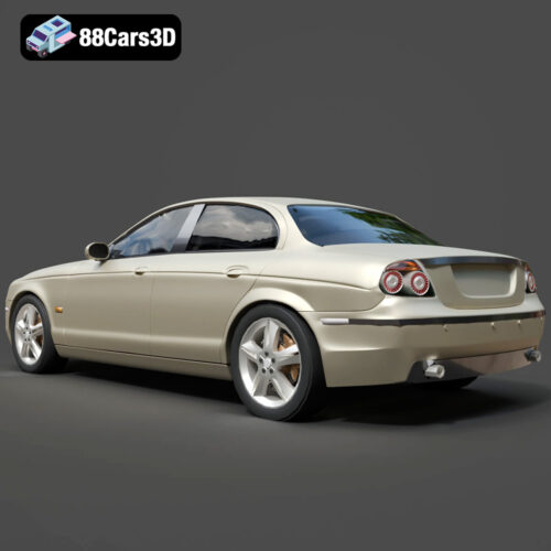 Jaguar S Type-003 Jaguar S Type 3D Model