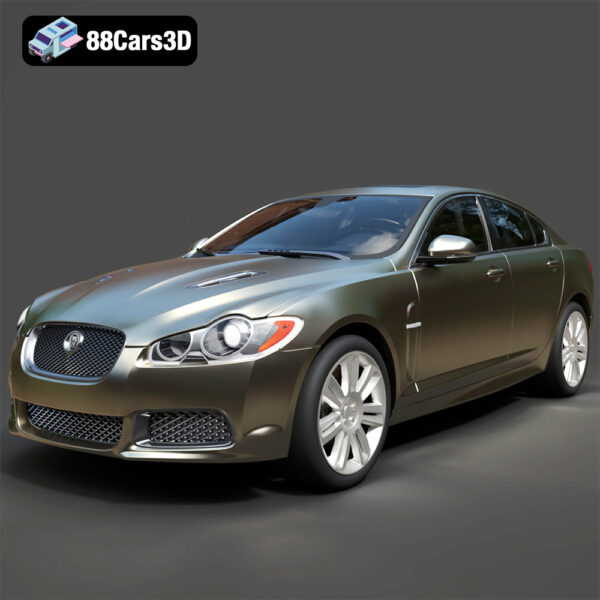 Jaguar XFR 3D Model