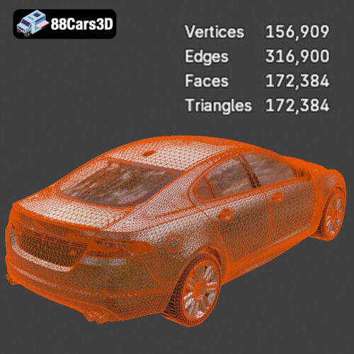 Jaguar XFR 3D Model