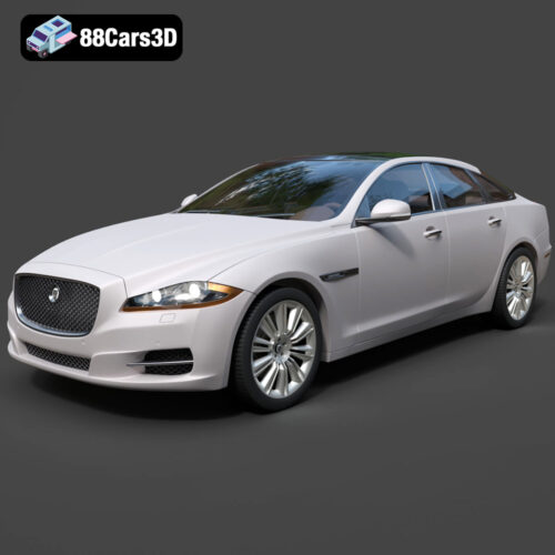 Jaguar XJ 2009 3D Model