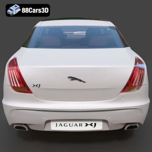 Jaguar XJ 2009 3D Model