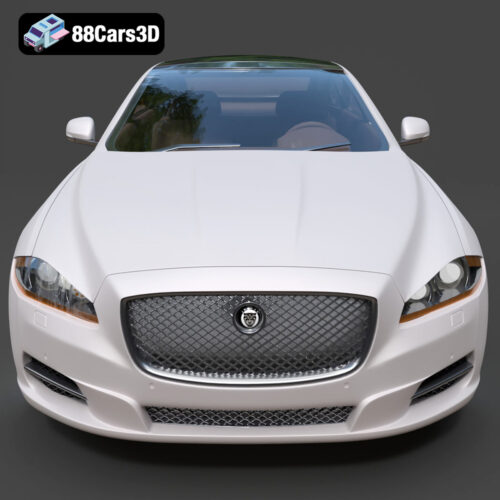 Jaguar XJ 2009 3D Model
