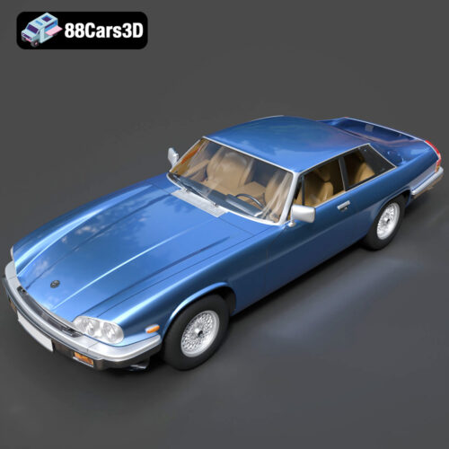 Jaguar XJS Coupe 1989 3D Model