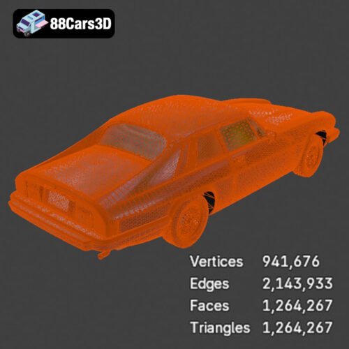 Jaguar XJS Coupe 1975 3D Model