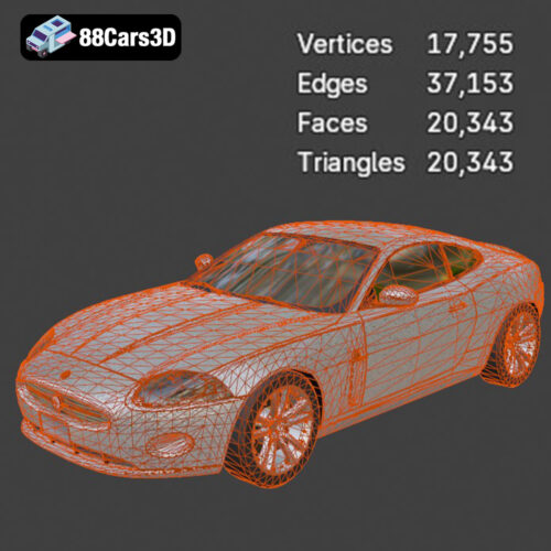 Jaguar XK 3D Model