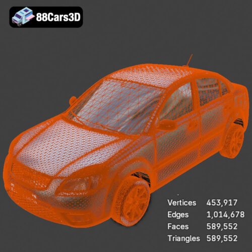 Kia Rio 3D Model