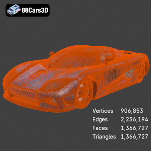 Koenigsegg CCX 3D Model