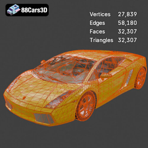 Lamborghini Gallardo t2 3D Model