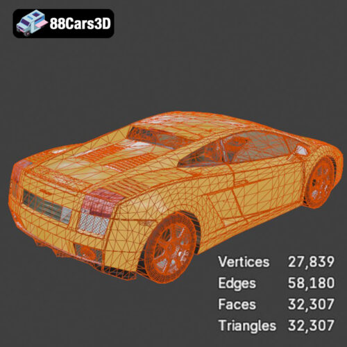 Lamborghini Gallardo t2 3D Model