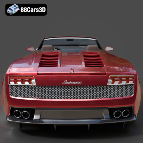 Lamborghini Gallardo LP560 4 Spyder 3D Model
