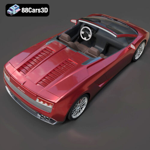 Lamborghini Gallardo LP560 4 Spyder 3D Model