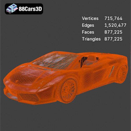 Lamborghini Gallardo LP560 4 Spyder 3D Model